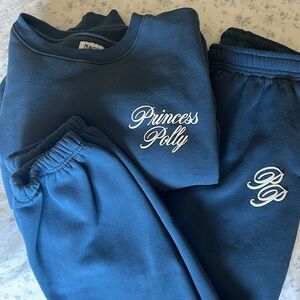 Princess Polly sweat set size 6 top and bottom